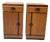 Art Deco Nightstands Oak and Ebony by Fa. S. Speelman, 1920s, Set of 2 For Sale