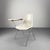 Herman Miller Vintage Fiberglass Model DSS-TA Side Chair in White by Charles & Ray Eames for Herman Miller, 1950s For Sale - Image 4 of 14