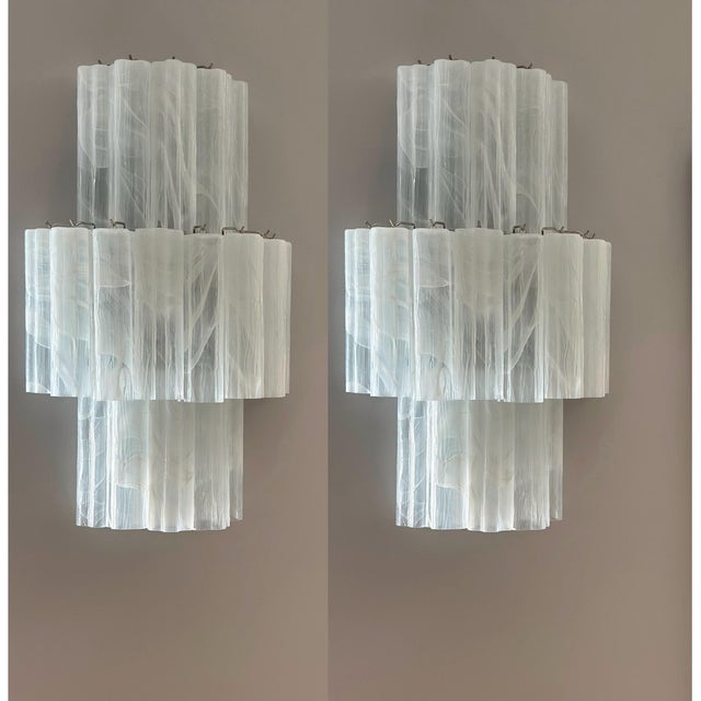 Large Murano Glass Wall Lamps, Set of 2 For Sale - Image 10 of 10