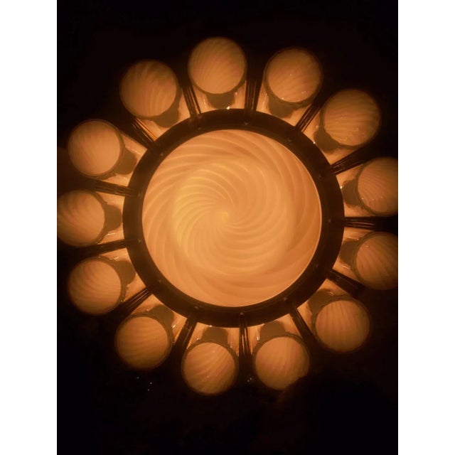Murano Swirl Glass Chandelier by Paolo Venini for Murano, 1960s For Sale - Image 10 of 17