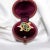 Vintage ring in 18 carat gold (750 thousandths) from the 1960s. It is decorated with three emeralds in the center for a...