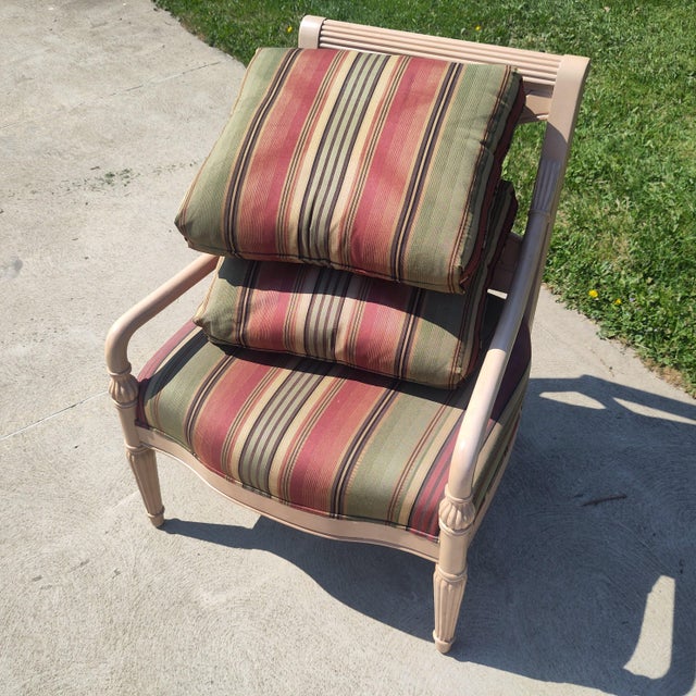 Lounge Armchairs (Set of 2) • Neoclassical French-Style Bergère • by Bernhardt For Sale In Cleveland - Image 6 of 16