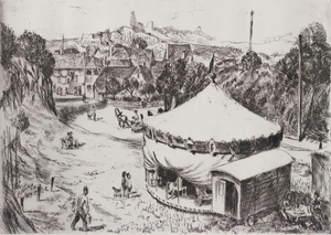 Marcel North, Untitled (Carousel), 1950s, Lithograph