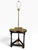 Mid 20th Century Vintage Frederick Cooper Mid-Century Clover Table Lamp With Gold Top and Linen Shade For Sale - Image 5 of 9