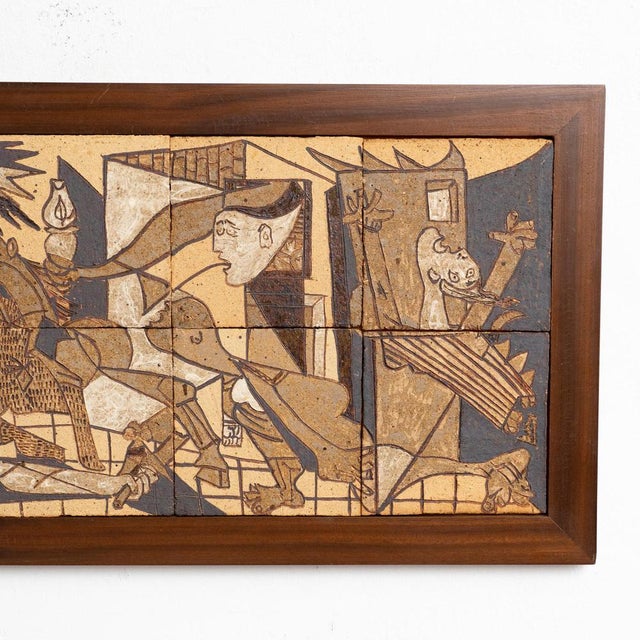 Tribute to Picasso's Guernica, 1960s, Ceramic For Sale - Image 13 of 18
