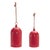Bring timeless holiday charm to your Christmas tree with this stunning set of Red Metal Bell Ornaments. Designed in a...
