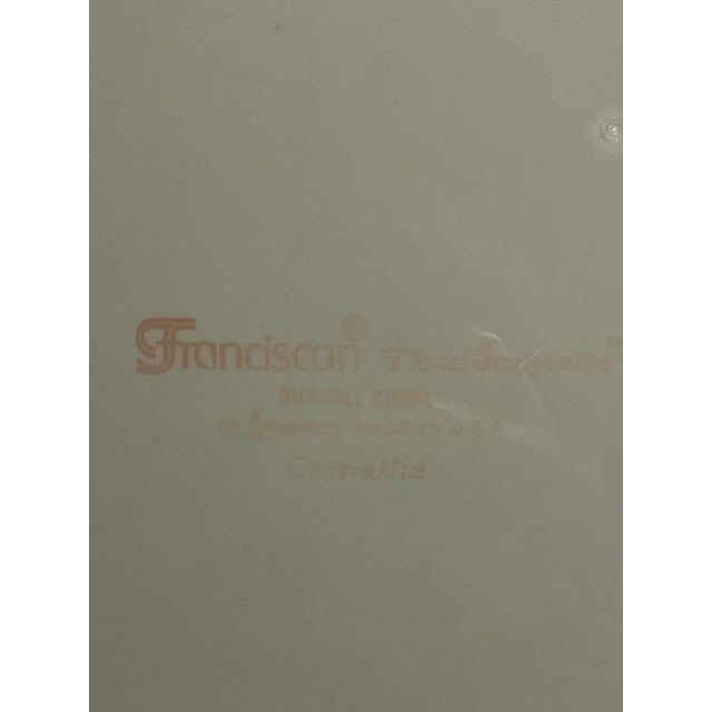 1980 Art Deco Franciscan Camellia Celadon Salad Plates - Set of 6 For Sale In Los Angeles - Image 6 of 7