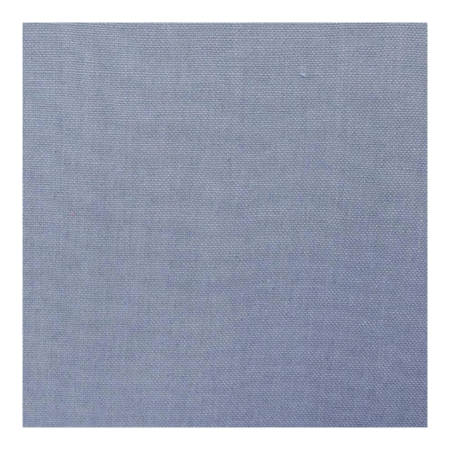 Sample - The House of Scalamandré Toscana Linen Fabric, Chambray For Sale