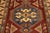 1980s Tribal Super Kazak Rust/Tan Wool Rug - 4'0'' X 5'5'' For Sale - Image 5 of 10
