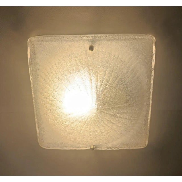 1960s Square Murano Graniglia Flush Mount For Sale - Image 6 of 9