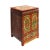 Orange Yellow Tibetan Floral End Table Nightstand Cabinet For Sale - Image 4 of 8