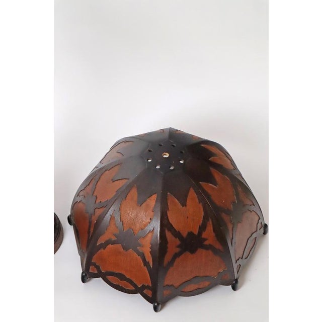 Black Forest Table Lamp with Handcrafted Dwarf and Magic Mushrooms, Germany, 1920s For Sale - Image 15 of 18
