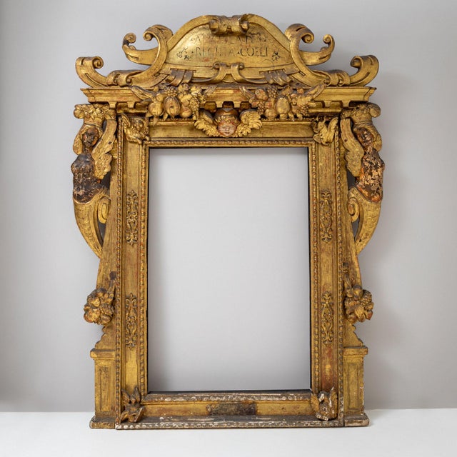 Large Early Baroque Frame by Regina Coeli, Italy, Late 16th / Early 17th Century For Sale - Image 9 of 9