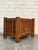 This magazine holder is made of mission oak in the American Craftsman style. With its brass hardware and sturdy...