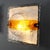Glass and Brass Wall Lamps, 1970s, Set of 2 For Sale - Image 3 of 9