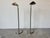 Metal Vintage George Hansen Metalarte - Spain Chrome Floor Lamps – A Pair/ Sold For Sale - Image 7 of 12