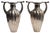 Silver 800 2-Handle Vases from Bellotto Argenterie, Set of 2 For Sale