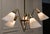 Metal Vintage Swedish Brass Chandelier by Harald Notini for Bohlmarks, 1950s For Sale - Image 7 of 8