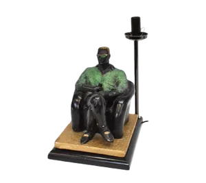 1980's Reto Figurative Pop Culture Table Lamp