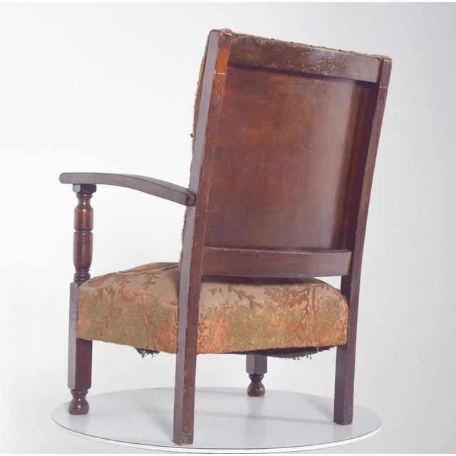 Portuguese Low Armchair, 1890s For Sale - Image 6 of 8