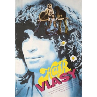 Hair 1980 Czech A3 Film Poster For Sale