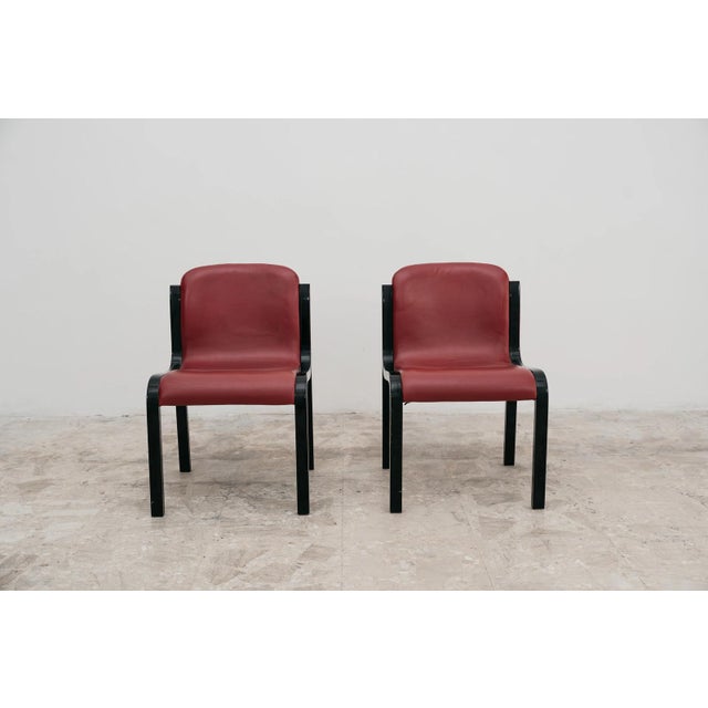 1970s Vintage Mito Chairs by Carlo Bartoli for Tisettanta, 1970s, Set of 2 For Sale - Image 5 of 14