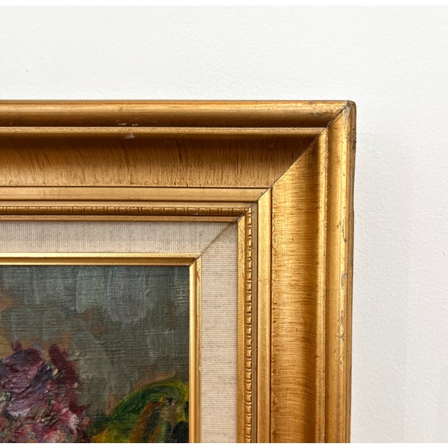 Jean-Louis Berger, Beau Bouquet, Oil on Canvas, Framed For Sale - Image 11 of 14