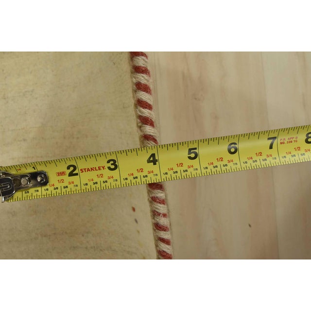 Gabbeh Rug 5’5” X 7’8” Beige Wool Contemporary Hand-Knotted Area Carpet For Sale - Image 11 of 13