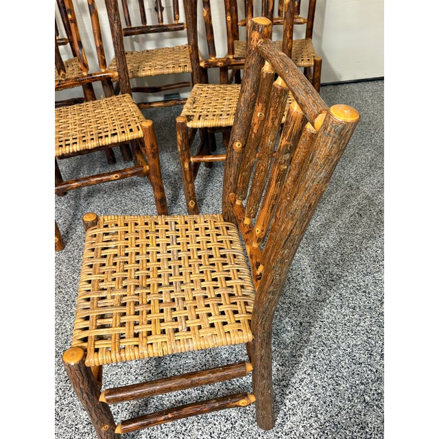A rare and highly sought-after find for designers and collectors alike, this complete, matching set of six vintage rustic...