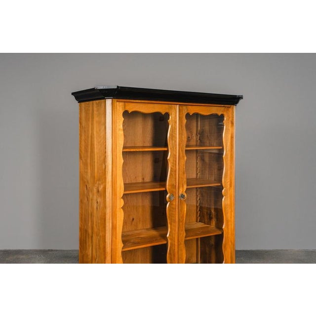 Metal Small Vintage Biedermeier Display Cabinet, Late 19th Century For Sale - Image 7 of 18