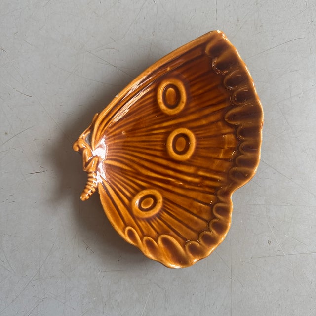 Asthray Butterfly Design by Tommaso Barbi for B Ceramiche / 1960s For Sale - Image 9 of 9