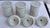 1960s Rare Set of Japanese Porcelain Apothecary Lidded Jars by LaGardo Tackett - Set of 3 For Sale In Monterey, CA - Image 6 of 8