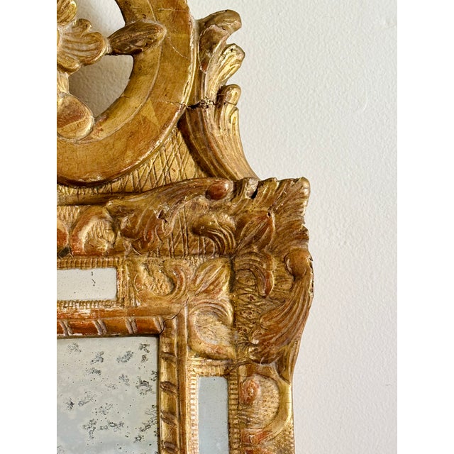 18th Century Louis Xv Style Gilt Wood Mirror For Sale - Image 11 of 18