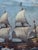 1950s Hervey Garrett Smith "Mayflower Ii" Signed Maritime Print – Framed 26.5" X 33" For Sale - Image 9 of 11