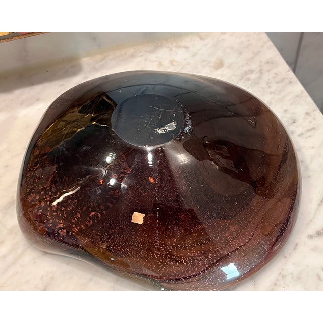 Confetti and Flecked Art Glass Bowl Attributed to Murano For Sale In Saint Louis - Image 6 of 7