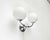 Elegant wall lamp by Temde, designed by E.R. Nele. Often mistakenly attributed to Max Bill. Classic yet timelessly modern,...
