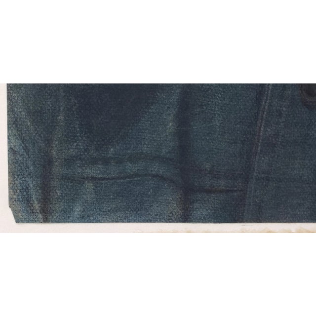 Portraiture Pastel Portrait of the Artist Mohammad Hourian as a Young Man C.1970s For Sale - Image 3 of 9