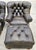 1990s Vintage Henredon for Ralph Lauren English Chesterfield Leather Chair & Ottoman a Pair For Sale - Image 5 of 18