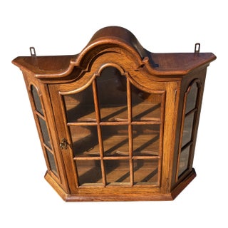 Vintage Large Dutch Wall Cabinet For Sale