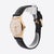 White Vintage Rolex Precision 12325 Gold Manual Wind Sub Dial on Leather Watch For Sale - Image 8 of 10