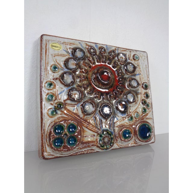 Ceramic Mural by Backhausen Noomi for Søholm, Denmark, 1960s For Sale - Image 4 of 14