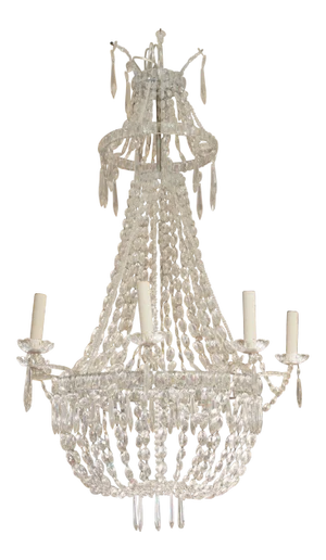 Empire Style Crystal Chandelier