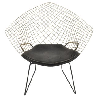 White Diamond Chair attributed to Harry Bertoia for Knoll For Sale
