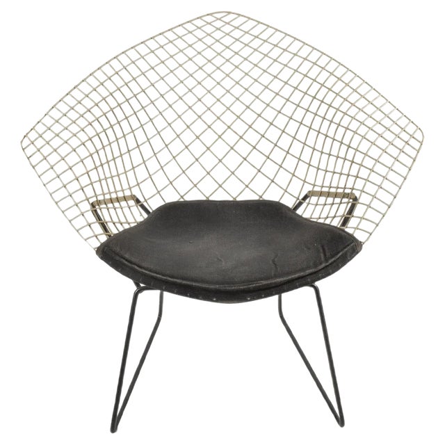 White Diamond Chair attributed to Harry Bertoia for Knoll For Sale