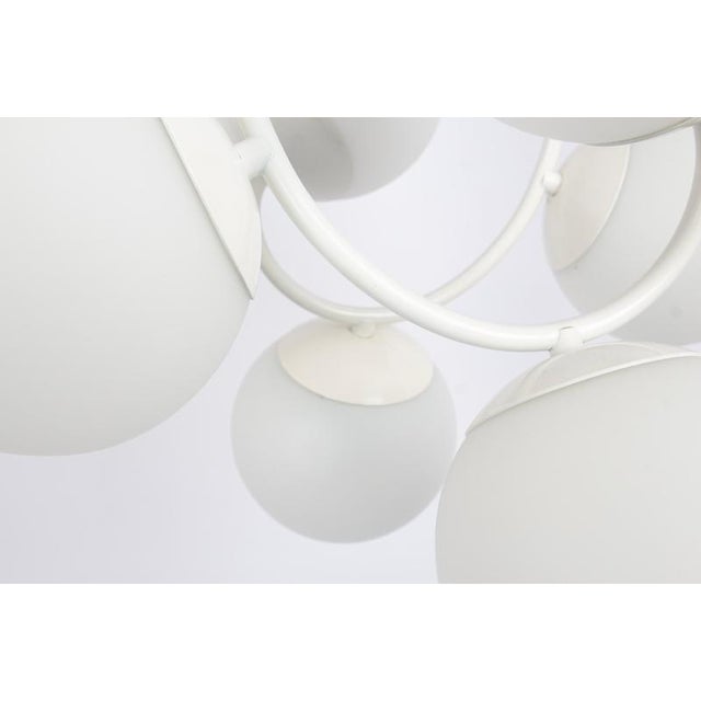 1970s Mid-Century Orbital Pendant Lamp attributed to Kaiser Idell / Kaiser Leuchten, Germany, 1970s For Sale - Image 5 of 14