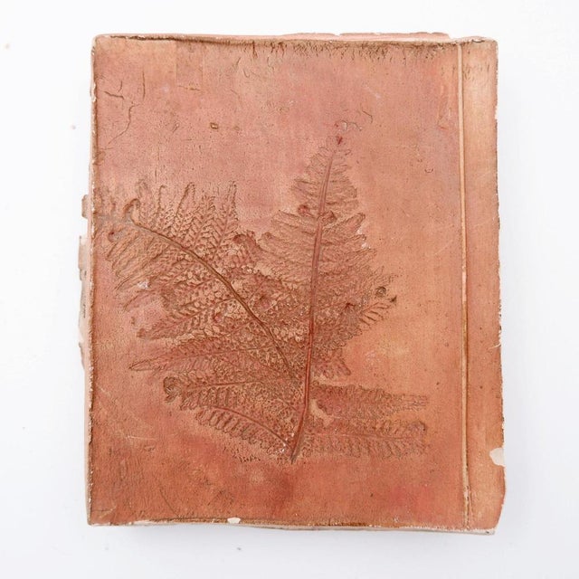 Terracotta Books by N. Lebrun for Fond d'Atelier, Belgium, 1980s, Set of 3 For Sale - Image 6 of 16