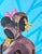 Contemporary Young Love, Painting by Barnabas Macaulay (2025) Acrylic on Canvas, Surrealism. 21st Century For Sale - Image 3 of 5
