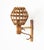 1960s Mid-Century Rattan and Bamboo Wall Sconce in the style of Louis Sognot, 1960s For Sale - Image 5 of 9