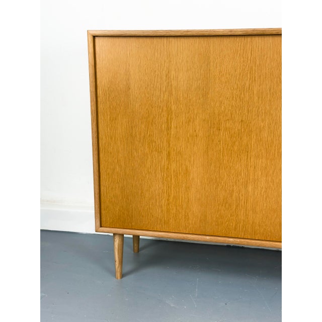 Wood Oak Sideboard with One Sliding Door from WK Möbel, 1960s For Sale - Image 7 of 18
