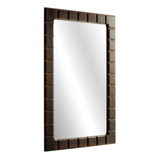 Pinewood Framed Mirror, 1960s For Sale